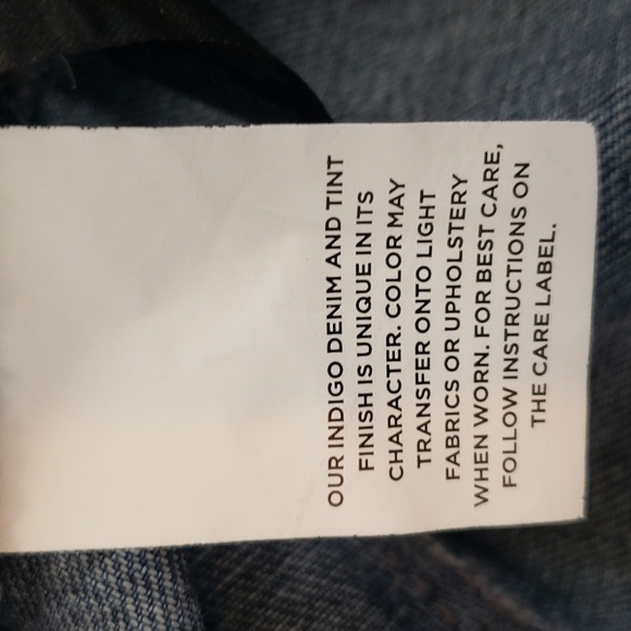 Jones New York Signature Dark Denim Jacket, Medium - Picture 7 of 7